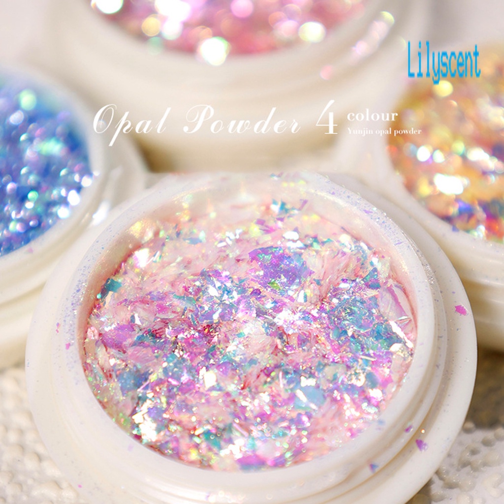 Lily Payet Glitter Portable Warna-Warni Untuk Nail Art