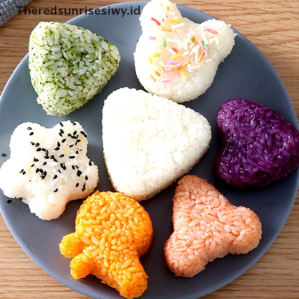 # Alat Rumah Tangga # 7pcs Cetakan Nasi Sushi DIY