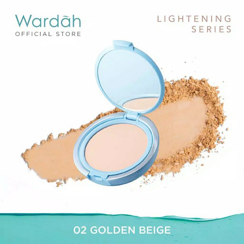 Wardah Lightening Powder Foundation Two Way Cake Light Feel