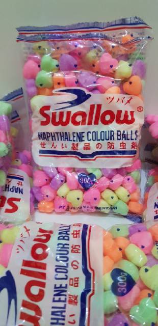 KAMPER SWALLOW NAPHTHALENE COLOUR BALLS LOVE 300GR