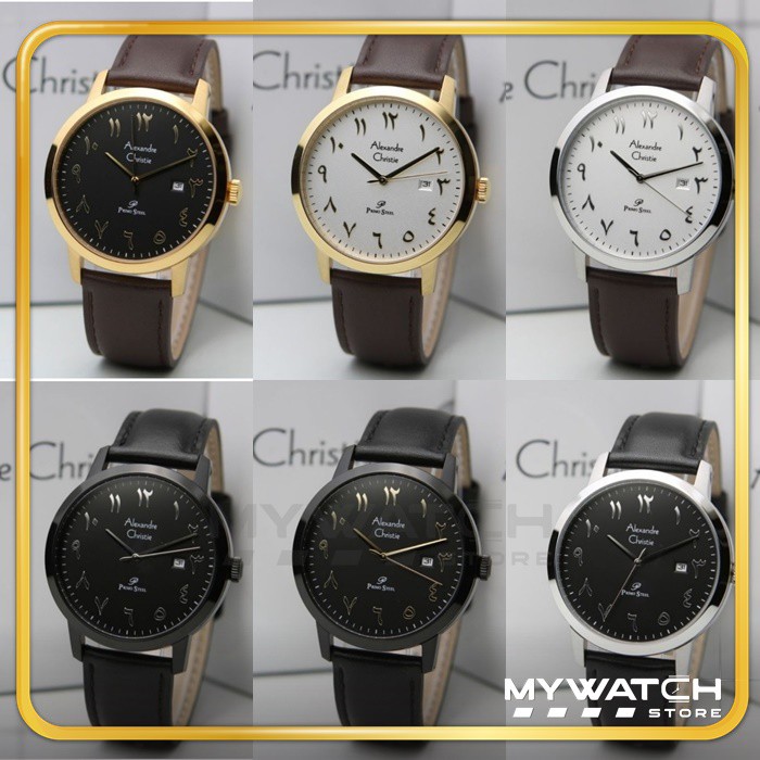 Jam Tangan Pria 1024 Alexander Christie AC AC1024 Arab Original Bergaransi Resmi Alexandre Christy