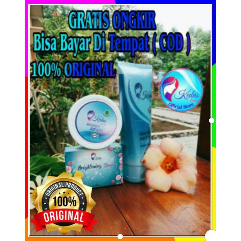 KEDAS BEAUTY ORIGINAL 100% PAKET KUMPLIT SABUN KEDAS BEAUTY SERUM KEDAS SCRUB KEDAS