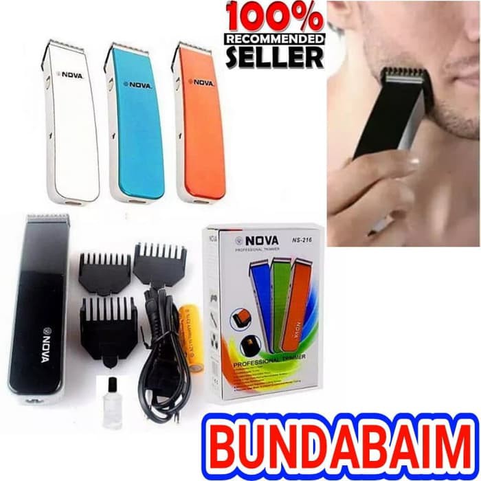 CUKUR NOVA TRIMMER NS-216 / ALAT CUKUR RAMBUT JENGGOT NS216 SB