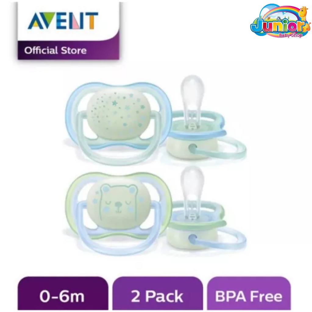 Avent Soother Air Night Boy 0-6m