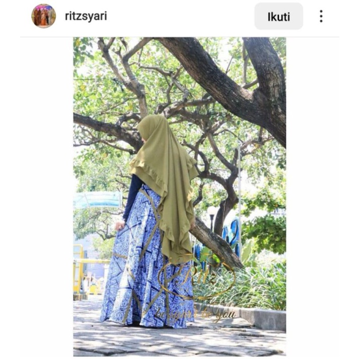 preloved gamis set RITZ SYARI gamis syari no jawhara syari
