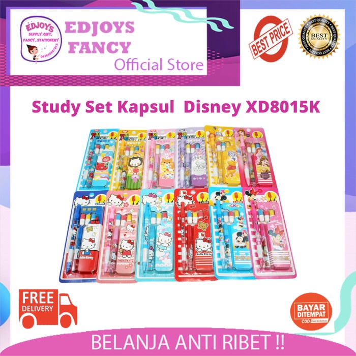 

Nikmati Study Set / Stationery Set Murah Paket Alat Tulis Kapsul Disney 8015 Murah