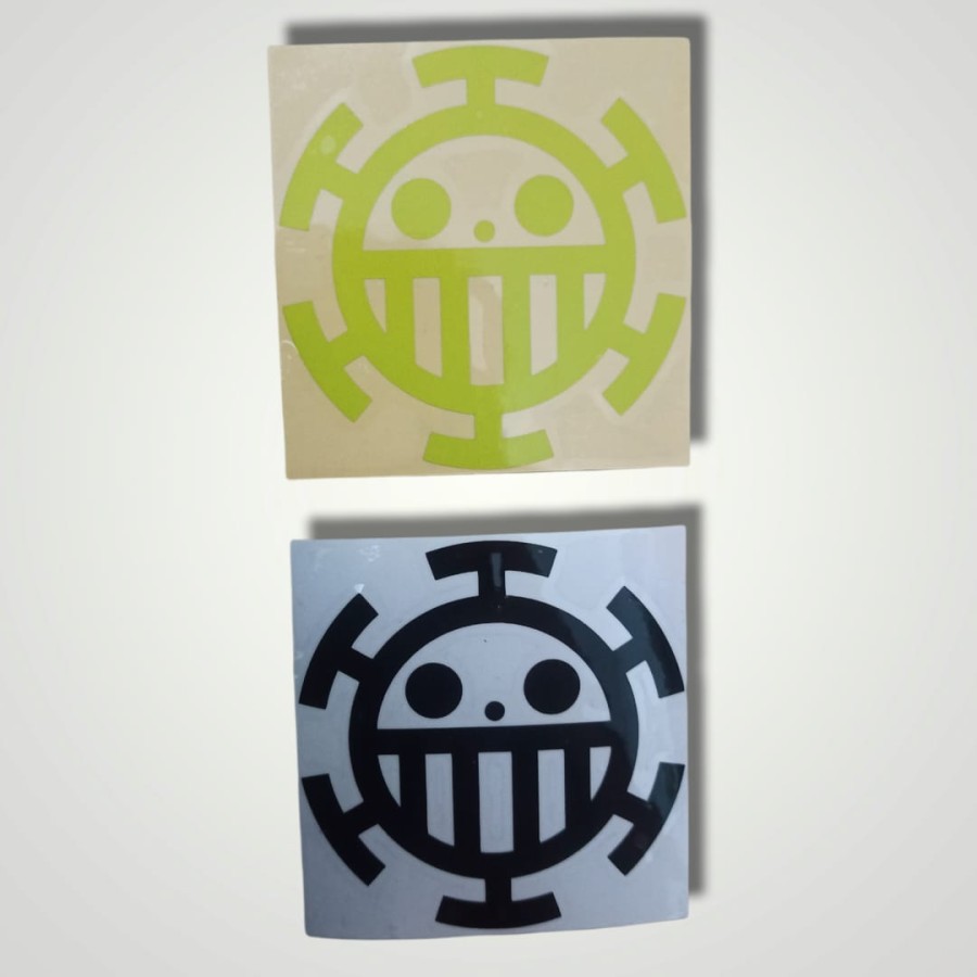 cutting Stiker sticker trafalgar law one piece mobil motor helm