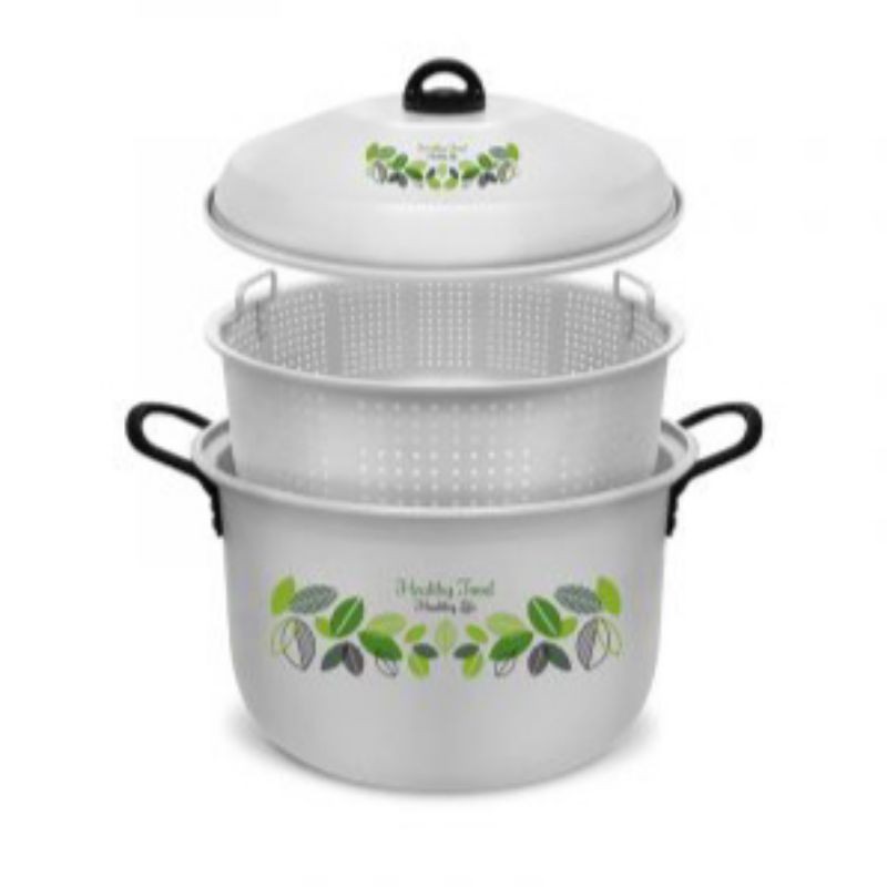 panci serbaguna kukusan steamer 40 cm Maspion mikado Premium / Exclusive 10 liter