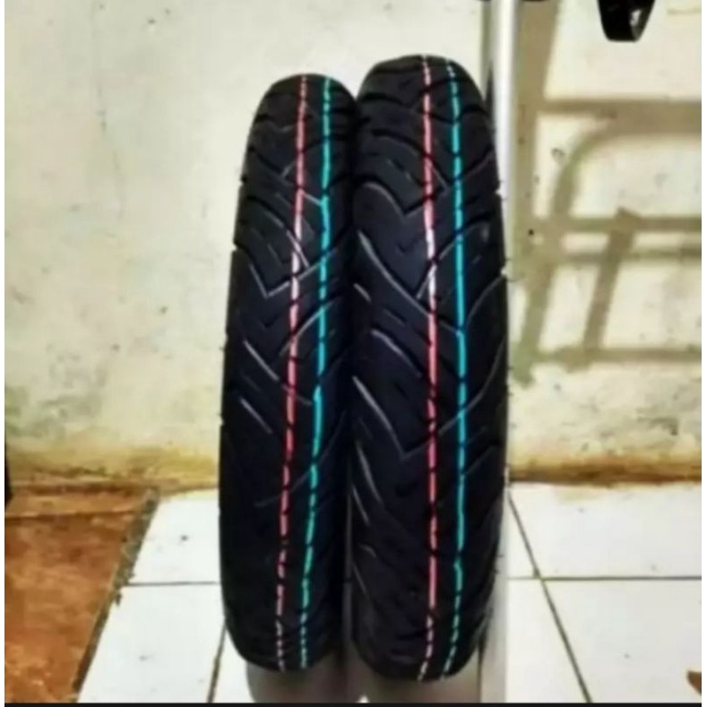 BAN SEKEN VIXION JUPITER BAN SEPASANG UKURAN 90/80 120/70 R17 TUBLES MEREK FDR SPORT NOT IRC PIRELLI