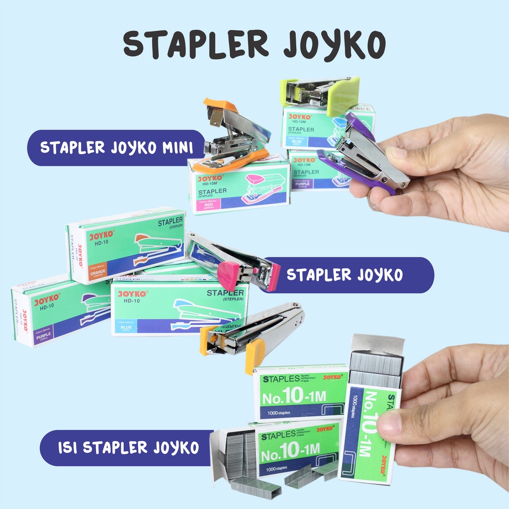 

Staples Joyko Sedang dan Kecil Dan Isi Ukuran No 10