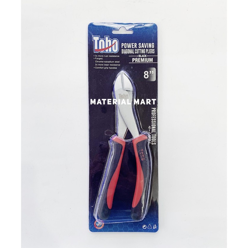 Tang Potong Toho Power Saving 8&quot; | Pemotong Kawat Serbaguna 8 Inch ORI | Material Mart