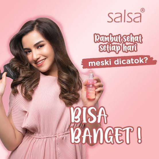 Salsa Hair Serum Perfume Rose Spray Untuk Perawatan Rambut - Hijab friendly