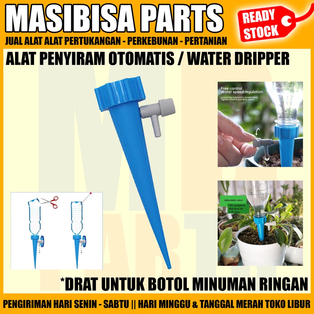 ALAT SIRAM TANAMAN OTOMATIS / TETES DRIP / POT BUNGA SPRINKLER BOTOL