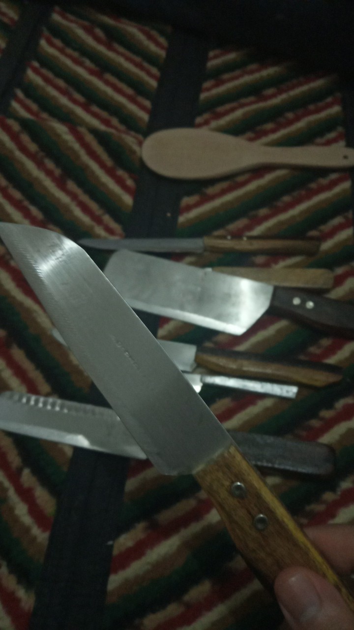 Pisau Set 7 Pcs Murah Promo - Pisau Acar Ikan Sayur Alat Dapur Cod ( Pisau Set 7 )