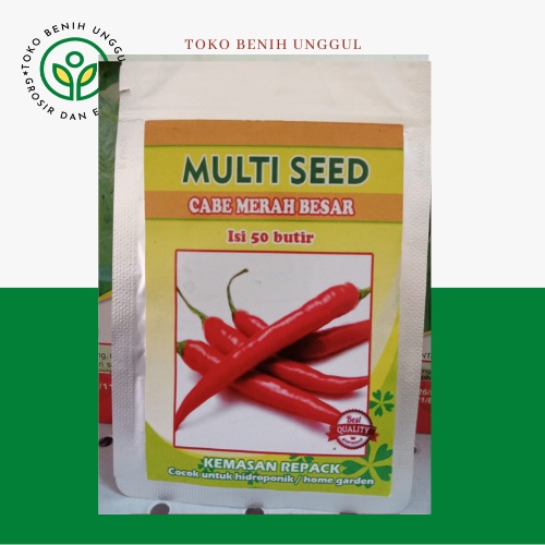 

Cabe Merah Besar unggul 50 biji multi seed - bibit cabe merah super