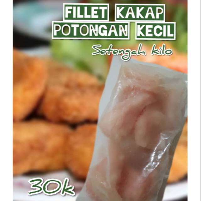 

Fillet kakap | 500gr | frozen | potongan kecil | murah tapi enak