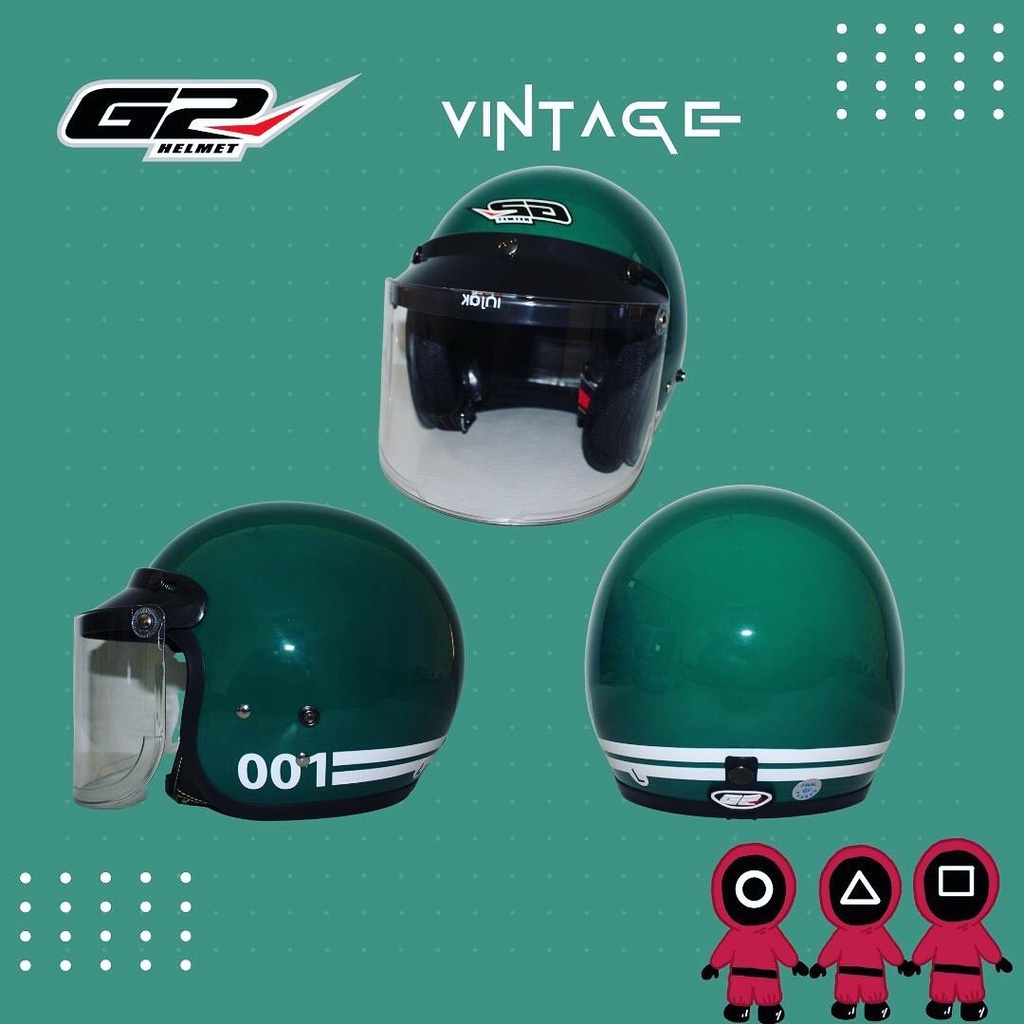 Helm Bogo Vintage Squid Game