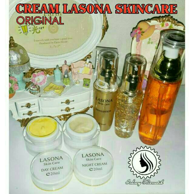 Paket Cream Lasona Skincare Original 100 Garansi Palsu Uang Kembali Shopee Indonesia