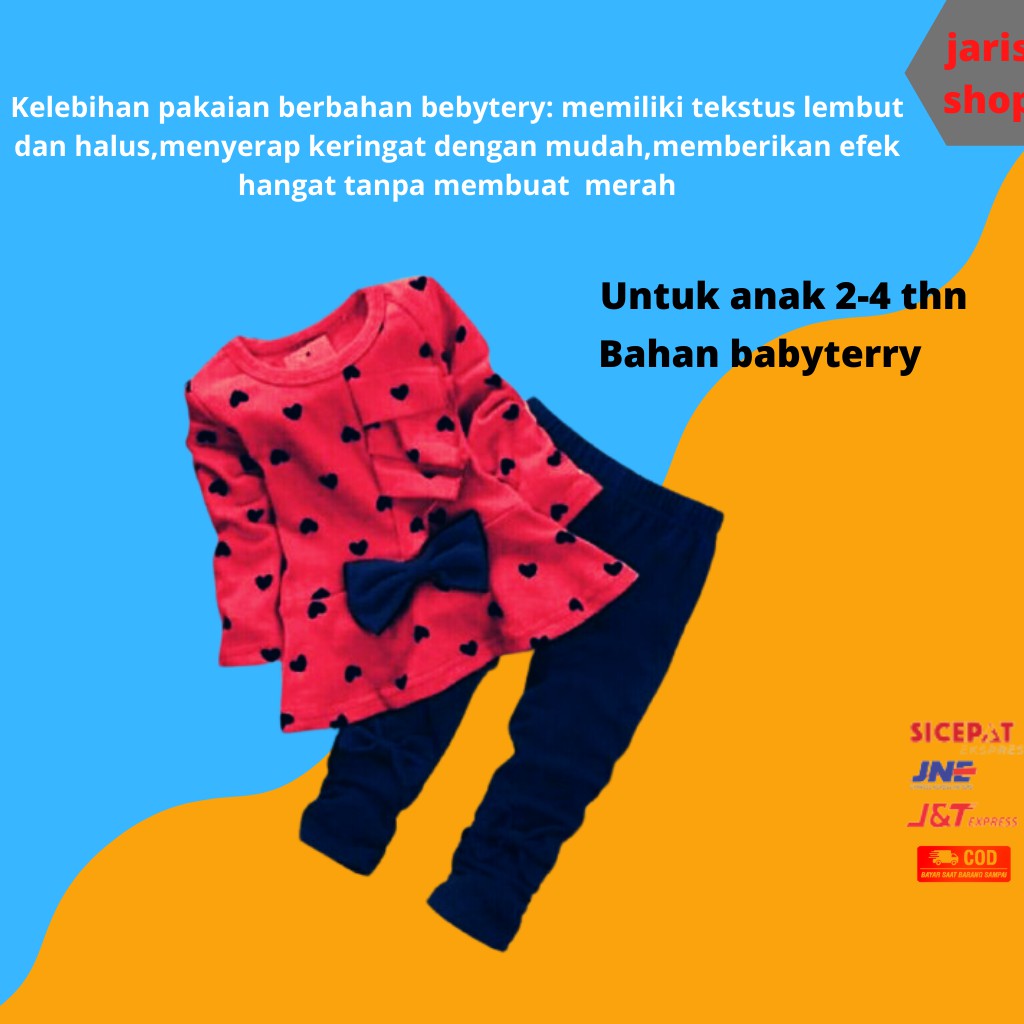 Bju Baju Ank Perempuan Import Setelan Anak Cewek Import Terbaru Setelah Anak Perempuan A84