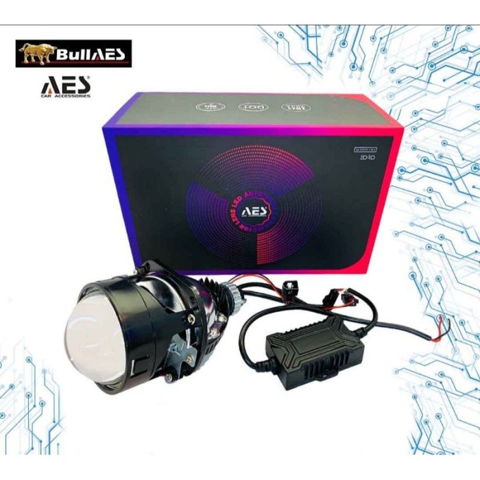 PROJIE LAMPU PROJECTOR BLUE GLASS BILED NEW AES WST AES 2,5 | BILED AES 35 WATT - GEN 2