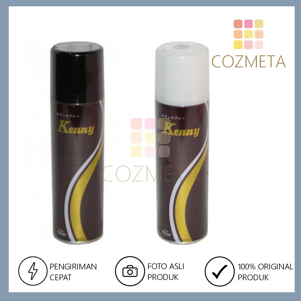 Kenny Color Hair Spray Temporary Black Brown 191ml Japan Hairspray