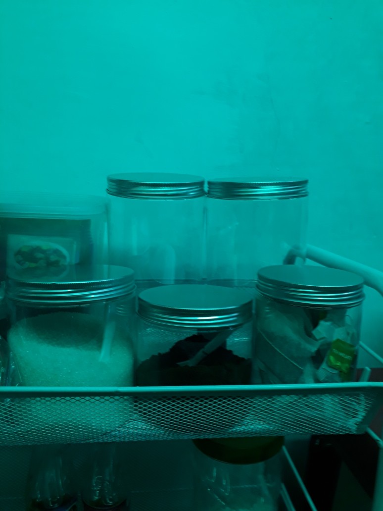 Pet Plastic Jar Bottle Honey Jar Transparent Food Jar Biscuit Jar Packing Sealing Jar Tea Pot(silver Cover Free Gasket)