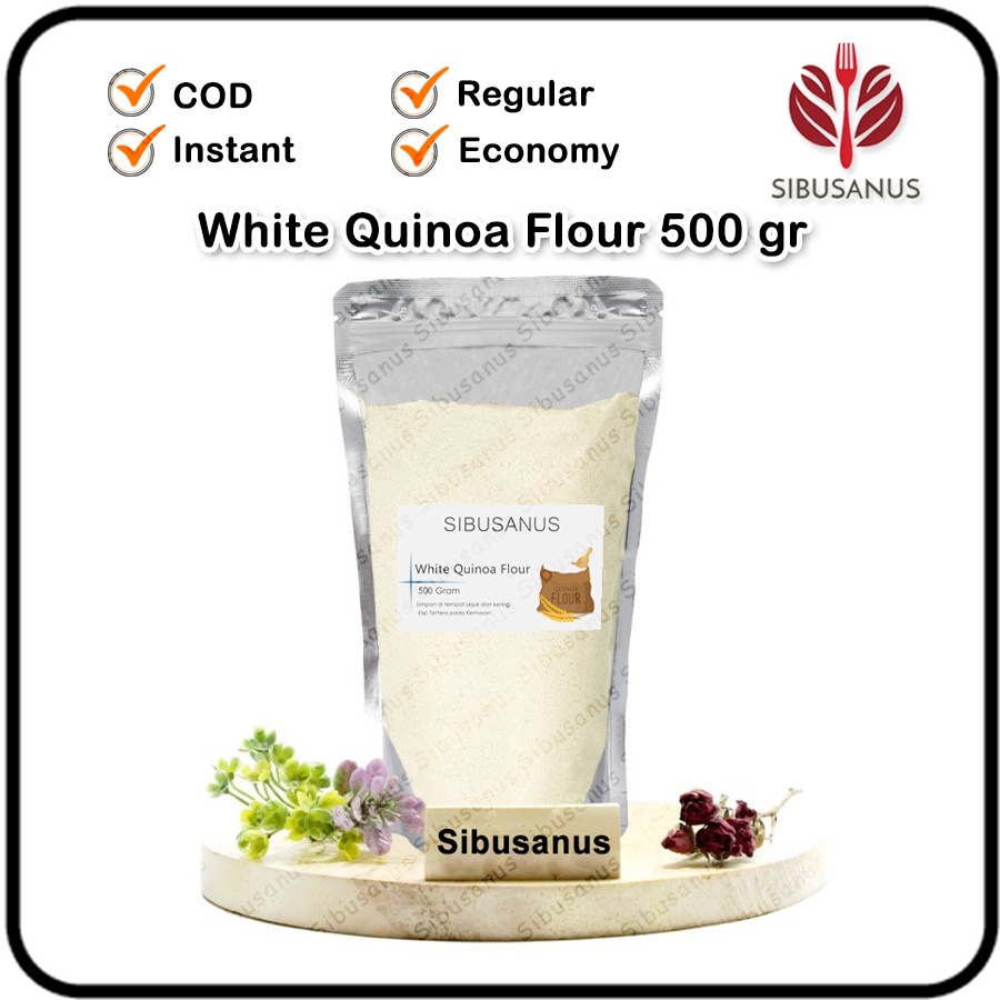 

White Quinoa Powder 500gr Tepung Biji Kuinoa Putih 500 Gram