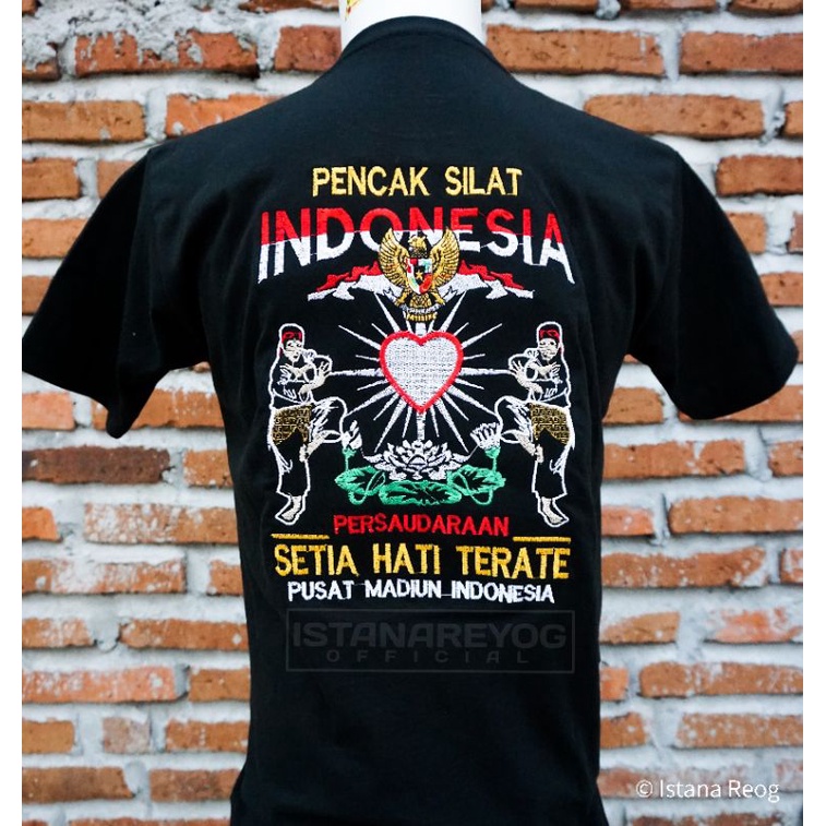 KAOS WARGA PSHT BORDIR 004 / JEMPER PSHT / SETIA HATI TERATE / SAKRAL WARGA PSHT/ KAOS WARGA PSHT / KAOS JEMPER SETUA HATI / KAOS TERATE