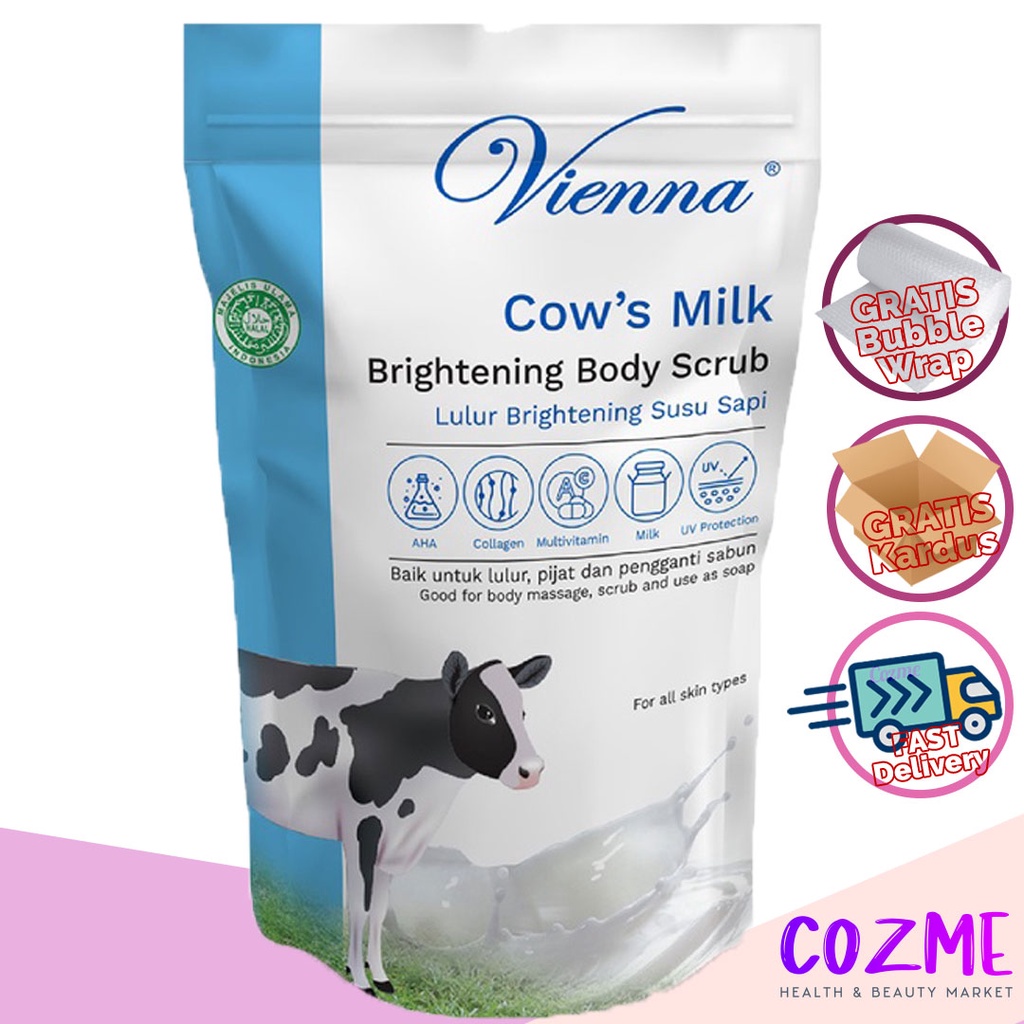 Vienna Brightening  Body Scrub Cows Milk 1kg