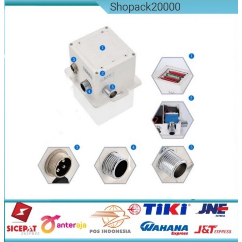 KRAN WESTAFEL MODEL LEHER ANGSA AUTOMATIC WATER FAUCET IR SENSOR-2 SELANG