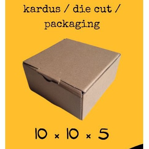 

kardus, die cut, kardus packaging,box hampers 10×10×5cm