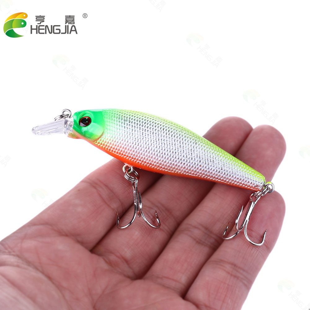 Hengjia 4pcs Umpan Pancing Tiruan Bentuk Ikan Kecil 8.5cm 10.3g