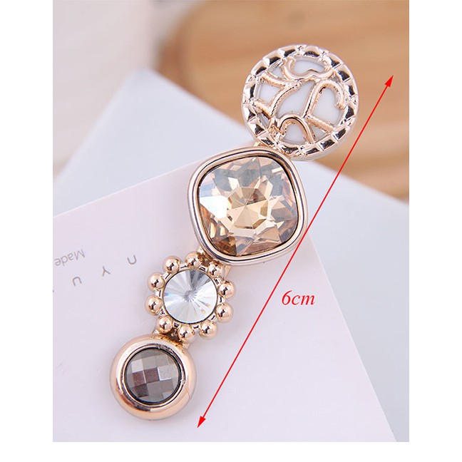 LRC Jepit Rambut Fashion Gem Hair Clip A58391