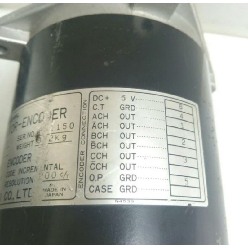 Dc Servo Motor encouder 43V 200W