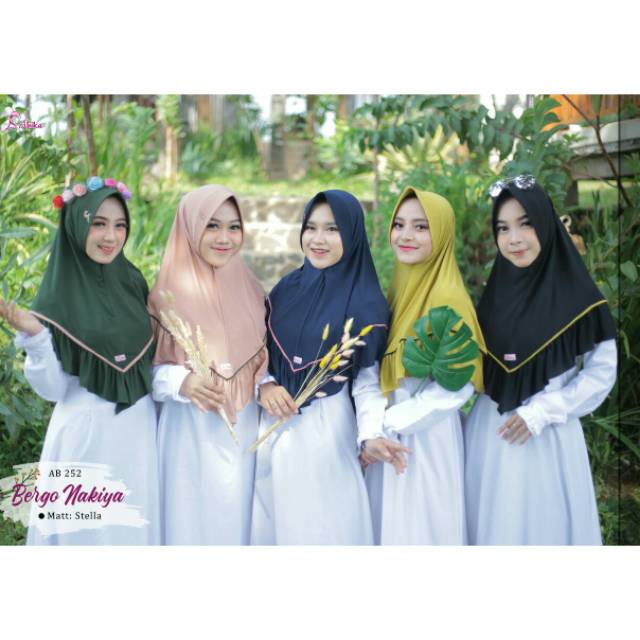Bergo nakiya original Abika hijabl