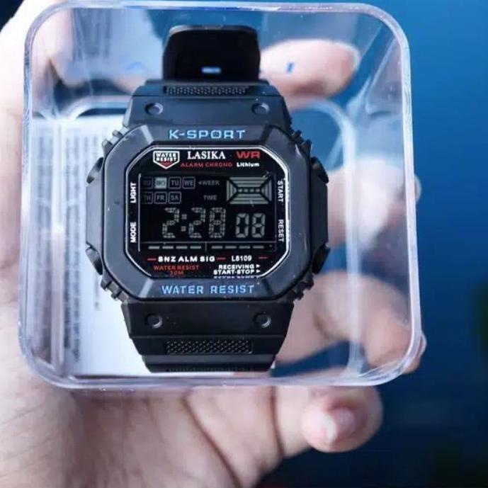 Mall Jam Tangan Pria Rubber Murah Anti Air new