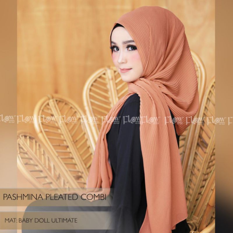 PASHMINA PLEATED COMBI ORI FLOW