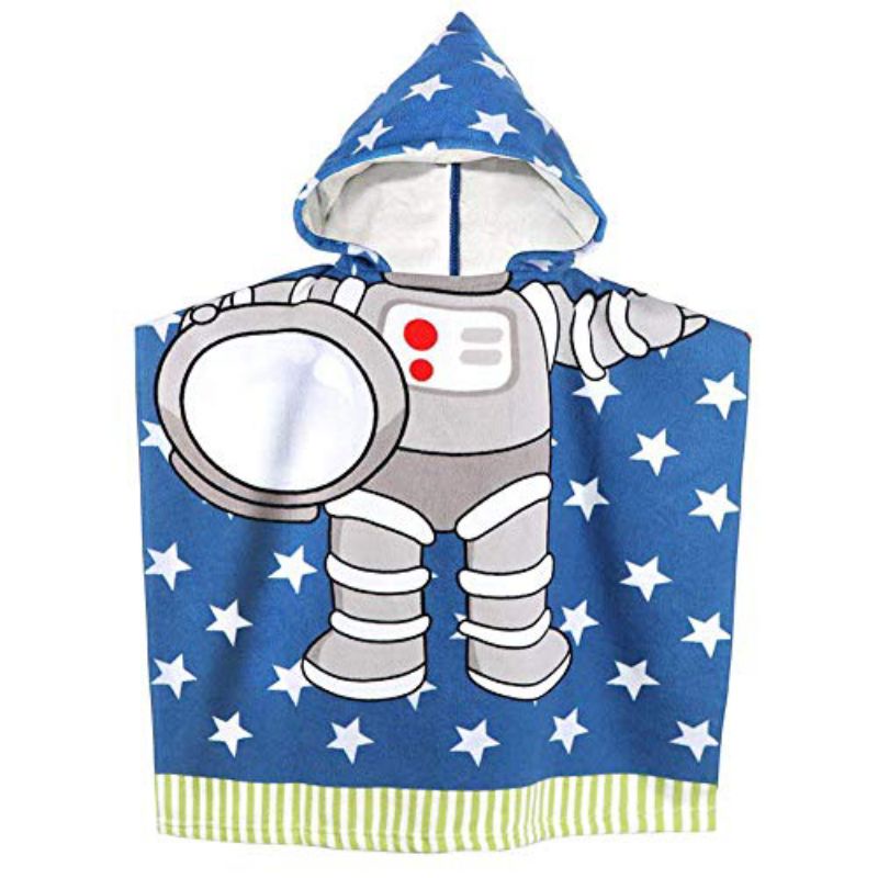 Handuk Ponco/Hoodie towel anak/ Handuk Karakter Lucu