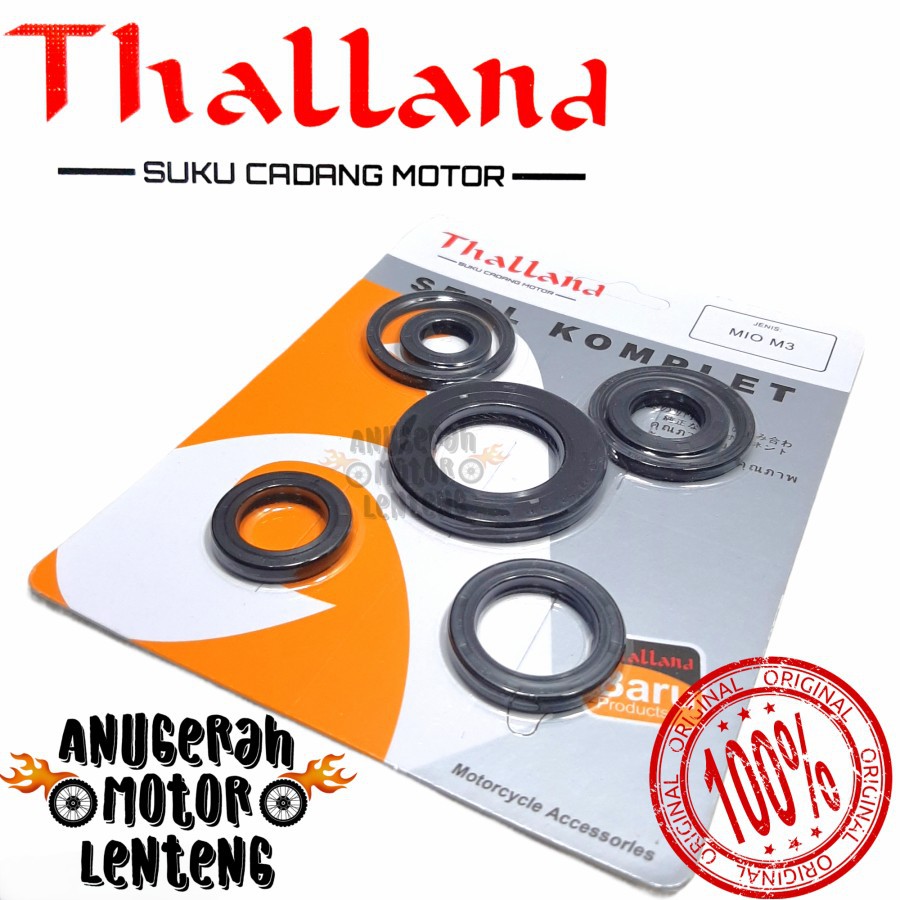 Seal Komplit Thalland Seal CVT Seal Mesin Mio M3