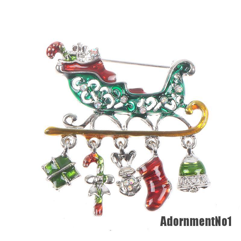 (Adornmentno1) 1pc Bros / Pin Enamel Bentuk Pohon Natal / Kucing Untuk Aksesoris Wanita