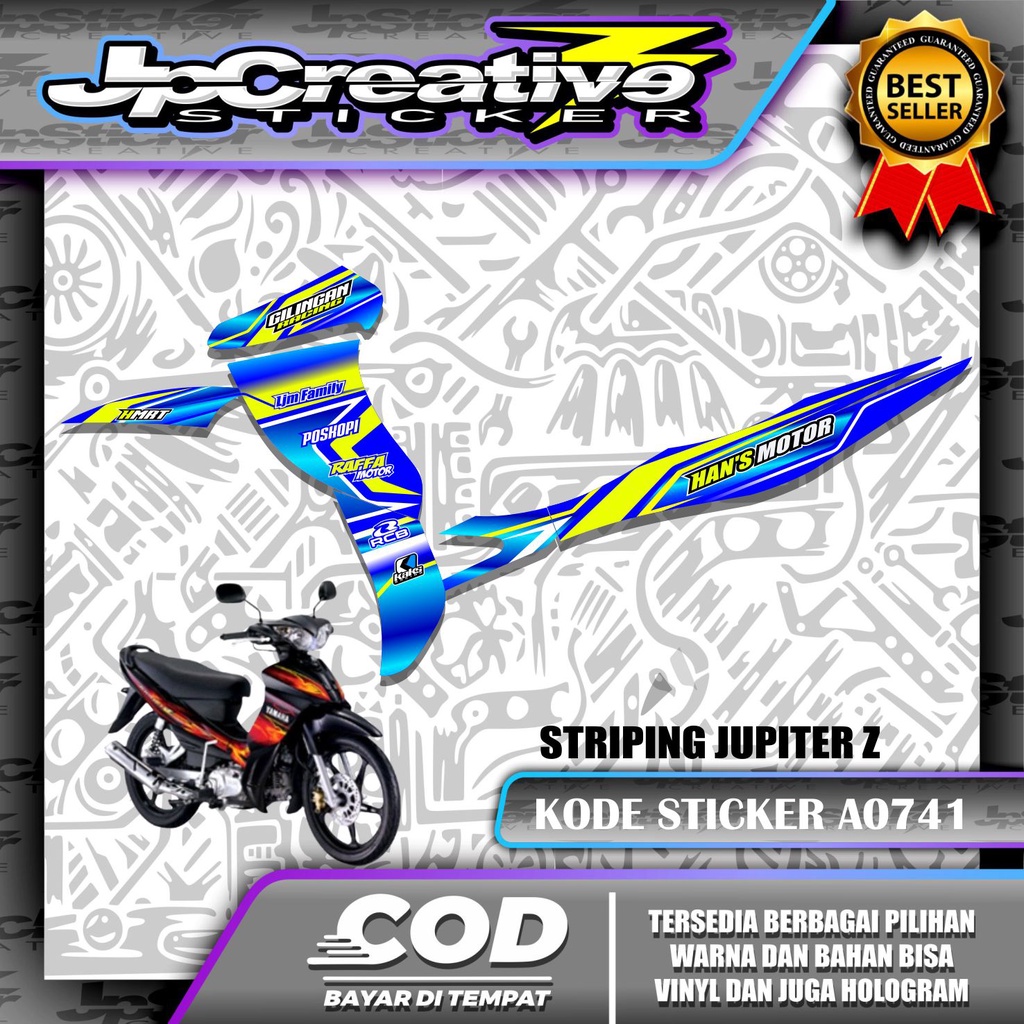STRIPING JUPITER Z ALA ROAD RACE BONUS LAMINASI