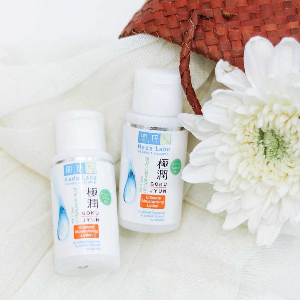 ✿ELYSABETHME✿ Hada Labo Ultimate Moisturizing LOTION gokujyun moist import pelembab mencerahkan memutihkan kulit