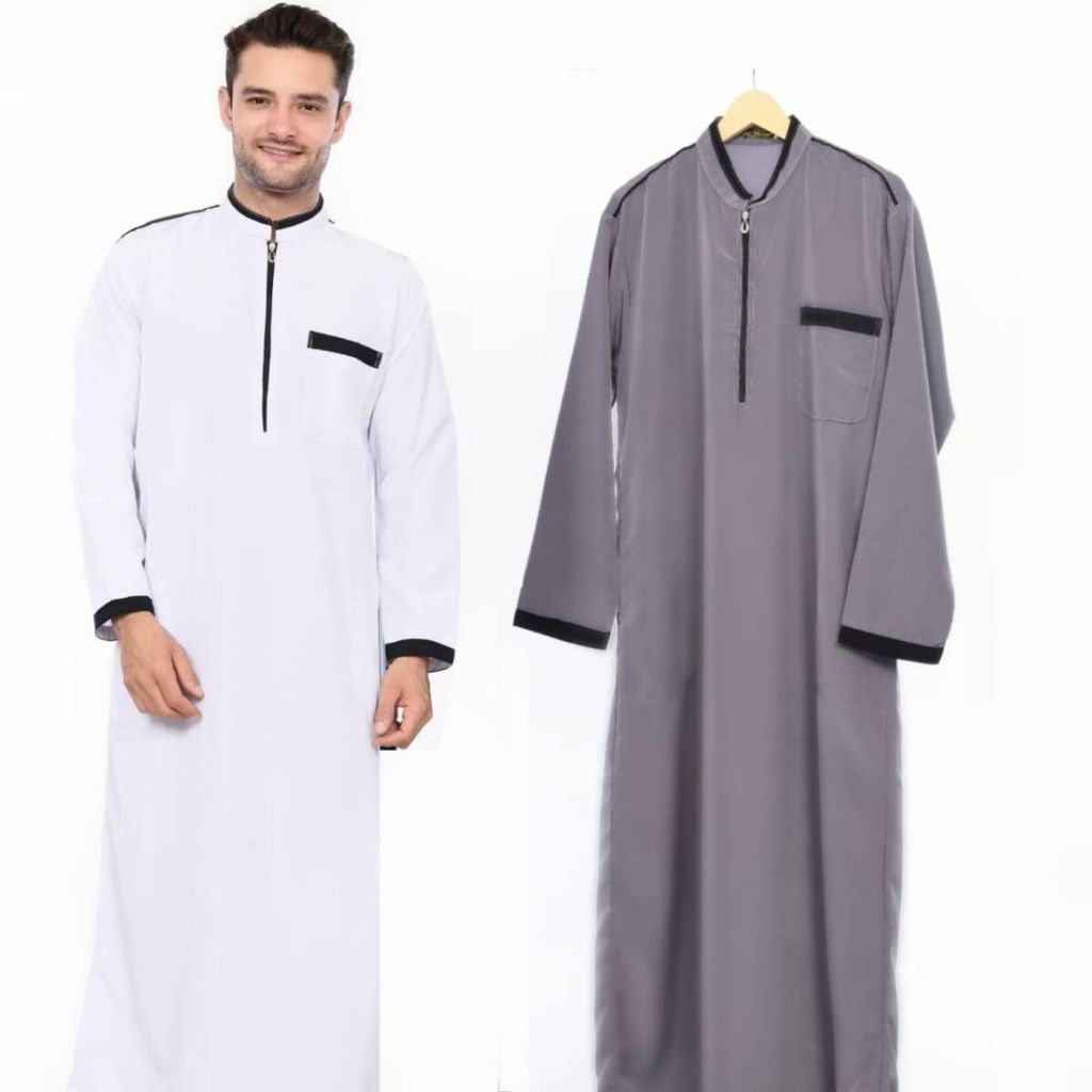 Jubah pria dewasa / gamis koko / gamis pakistan / baju sholat pria / fashion pria / baju jubah pria 