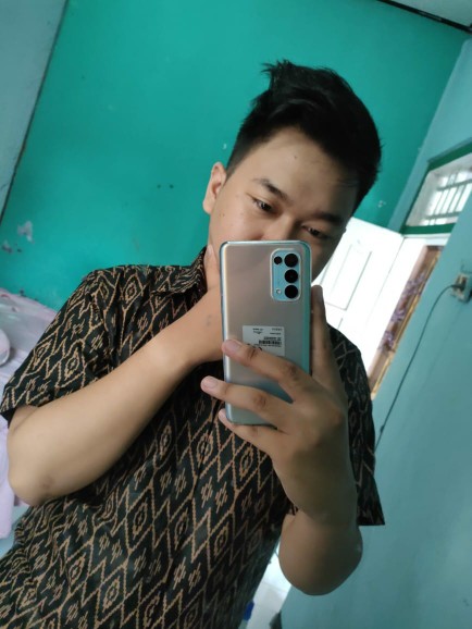 Bswart Batik Hrb026 Kenongo Hem Pendek Padi Pekalongan M L Xl Batik Pria Murah Modern Grosir