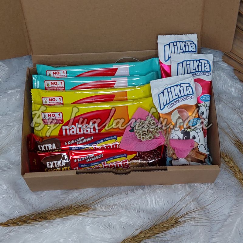 

HAMPRES SNACK MURAH KADO ULANG TAHUN WISUDA GRADUATION SOUVENIR ULANG TAHUN SNACK BOX GIFT - Part 20