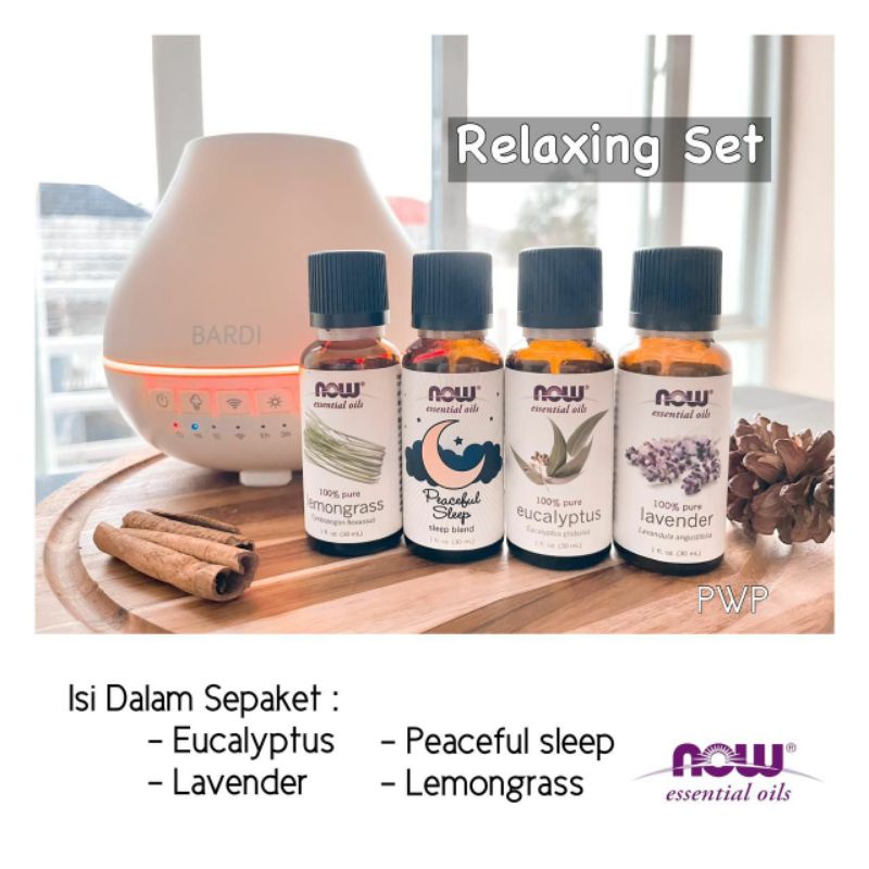 Essential oil, NOW RELAXING SET Minyak Essential