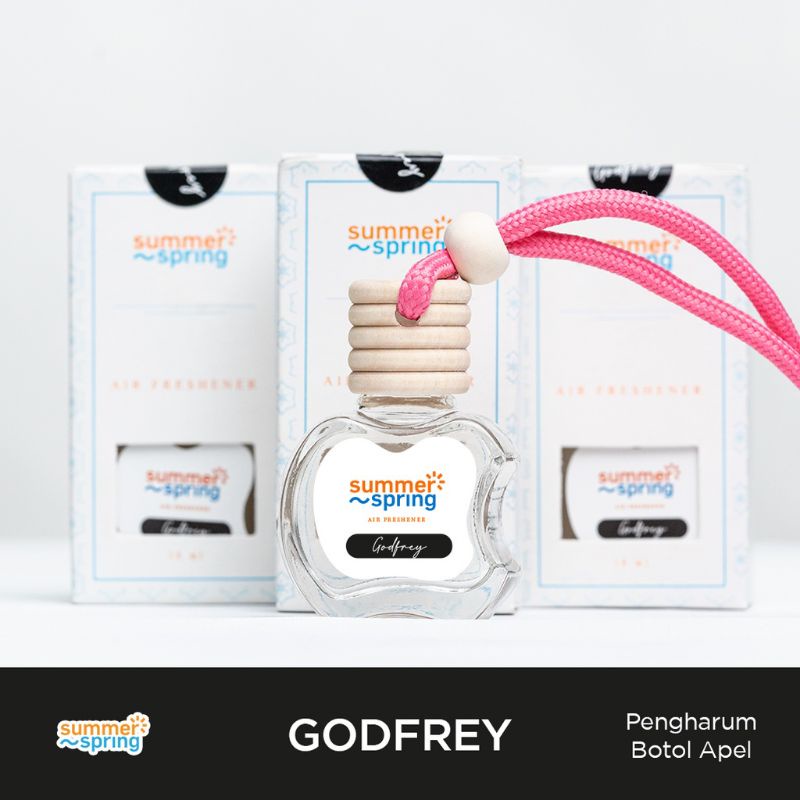 Pengharum Mobil GODFREY (Baccarat) Botol Apel 10ml