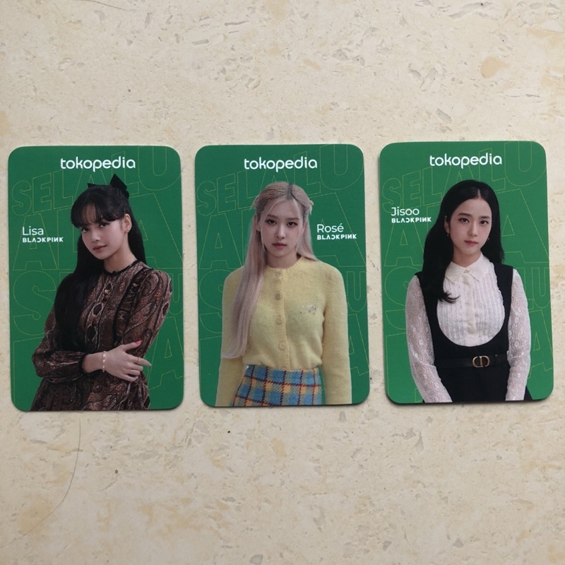 [LIMITED EDITION] PHOTOCARD BLACKPINK TOKO HIJAU IJO ROSE ROSÉ JISOO LISA ORIGINAL