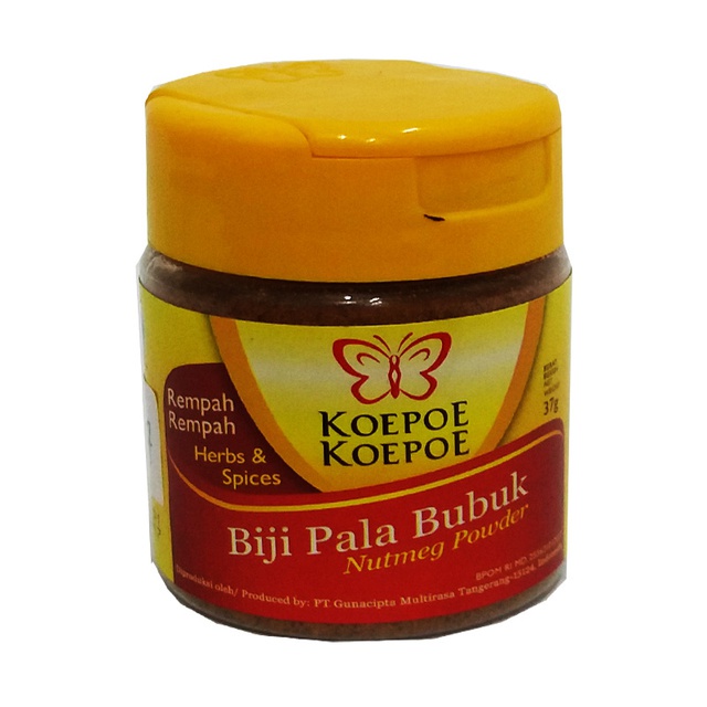 

Koepoe Koepoe Biji Pala Bubuk 37 gr