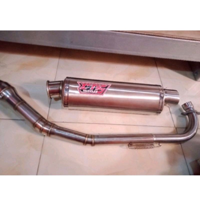 Knalpot racing CTS oval for all bebek Jupiter, Vega, smas, kharisma, Supra, C70, dll